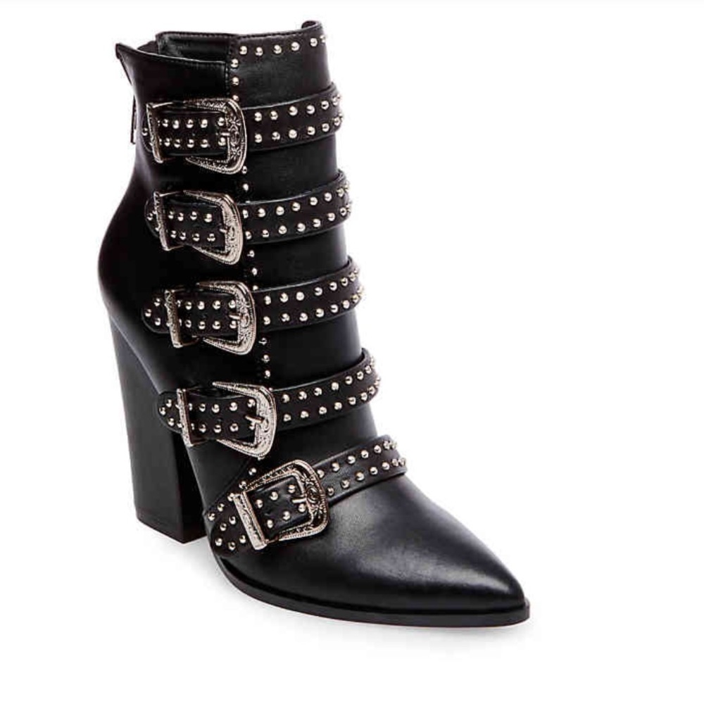 STEVE MADDEN Comet Studded Ankle Bootie 8M